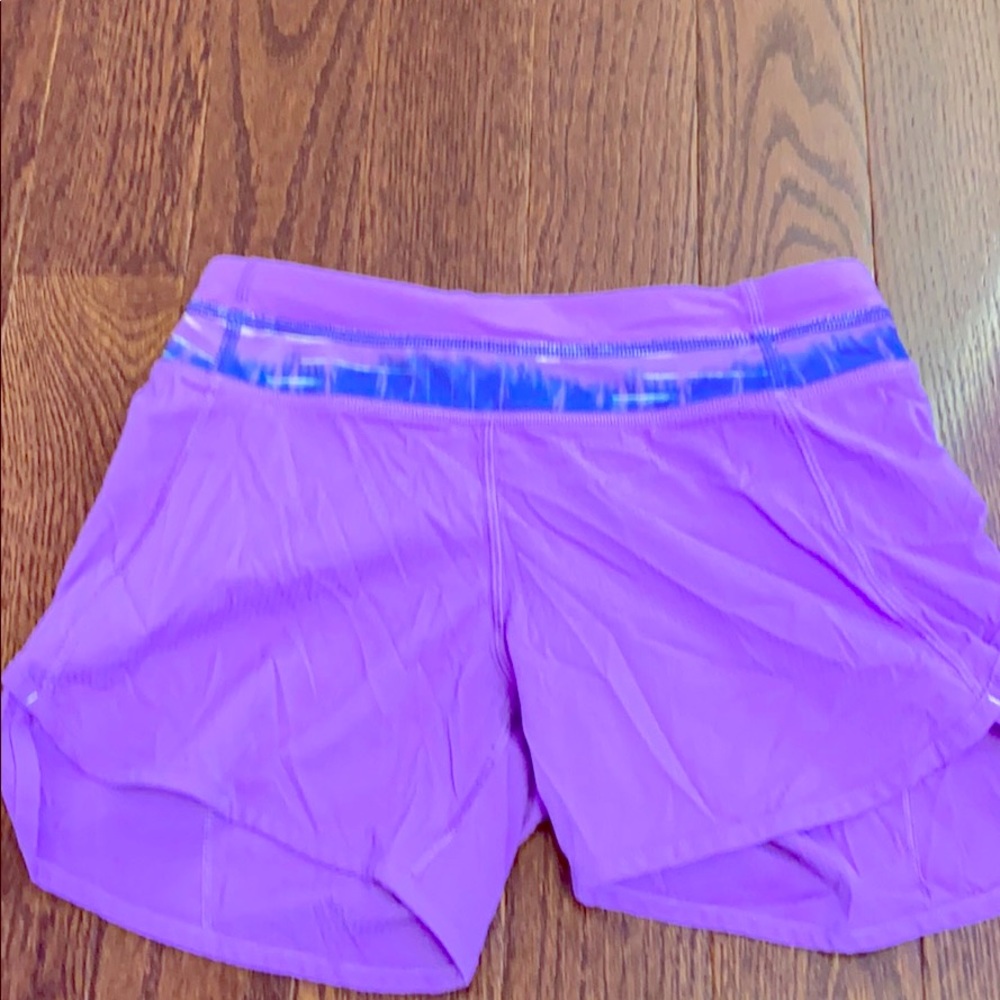 Purple shorts